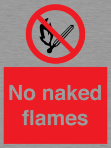 No naked flames